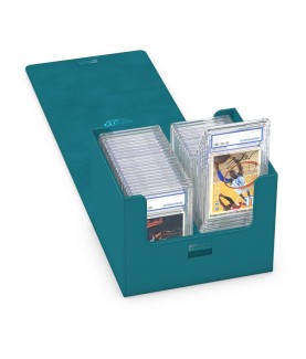 Deckbox - Kartenetui - Minthive 30+ - Petrolblau - XenoSkin