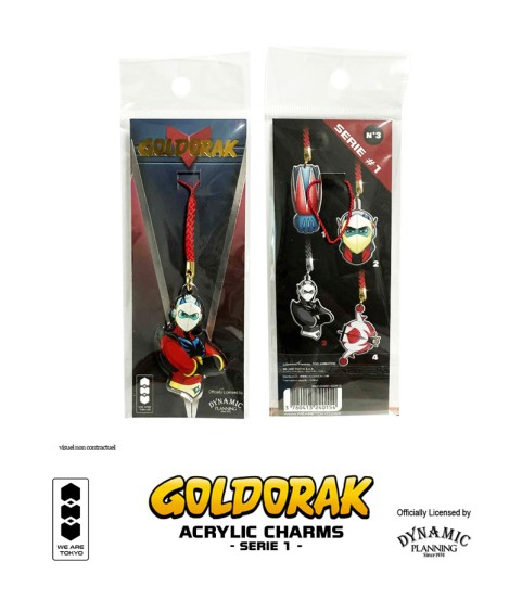Keychain - UFO Robot Grendizer - Duke Fleed Bust