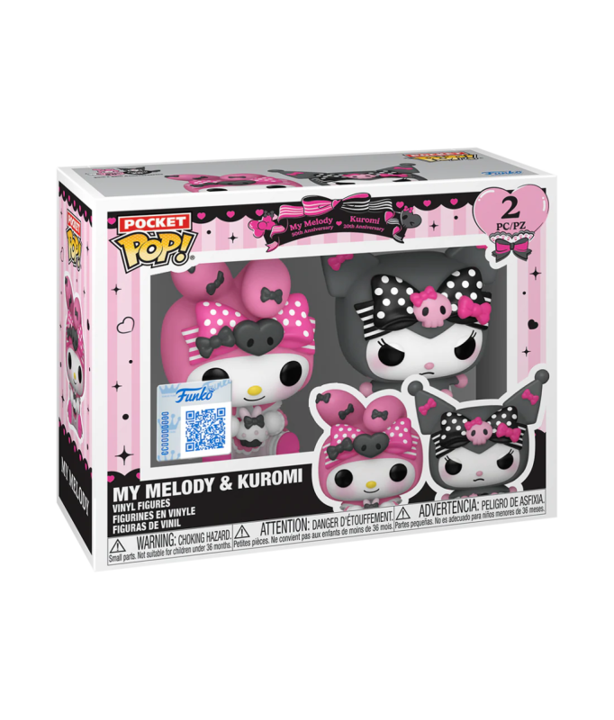 Keychain - Pocket Pop! - Sanrio - My Melody & Kuromi