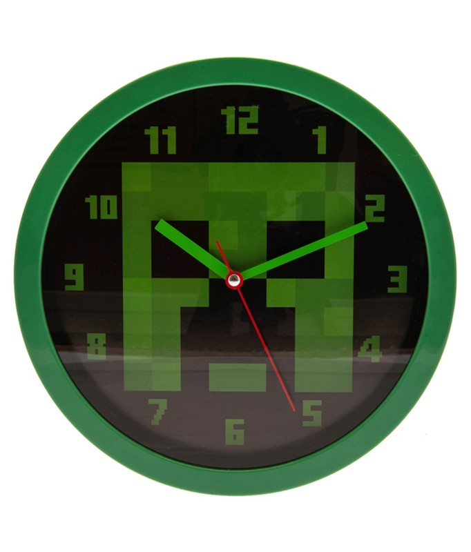 Clock - Minecraft - Creeper