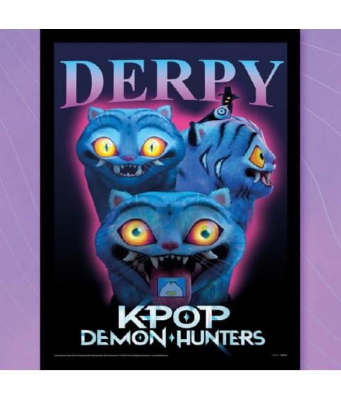 Rahmen - KPop Demon Hunters - Trio - Derpy Tiger
