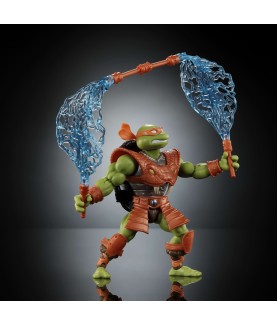 Gelenkfigur - Origins Figurine - MOTU X TMNT - Michelangelo