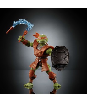 Gelenkfigur - Origins Figurine - MOTU X TMNT - Michelangelo