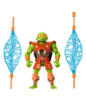 Gelenkfigur - Origins Figurine - MOTU X TMNT - Michelangelo