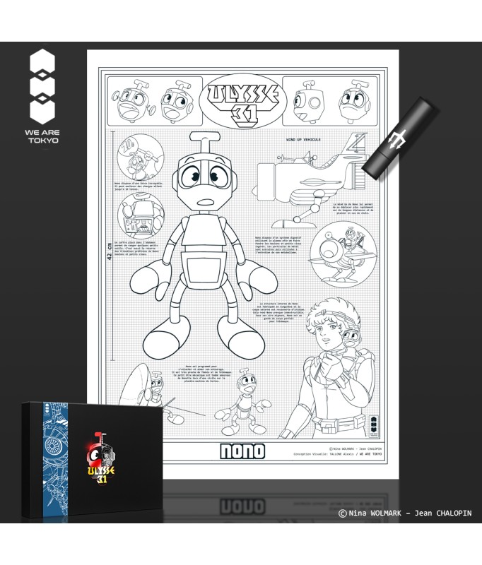 Poster - Ulysse 31 - Nono the little robot