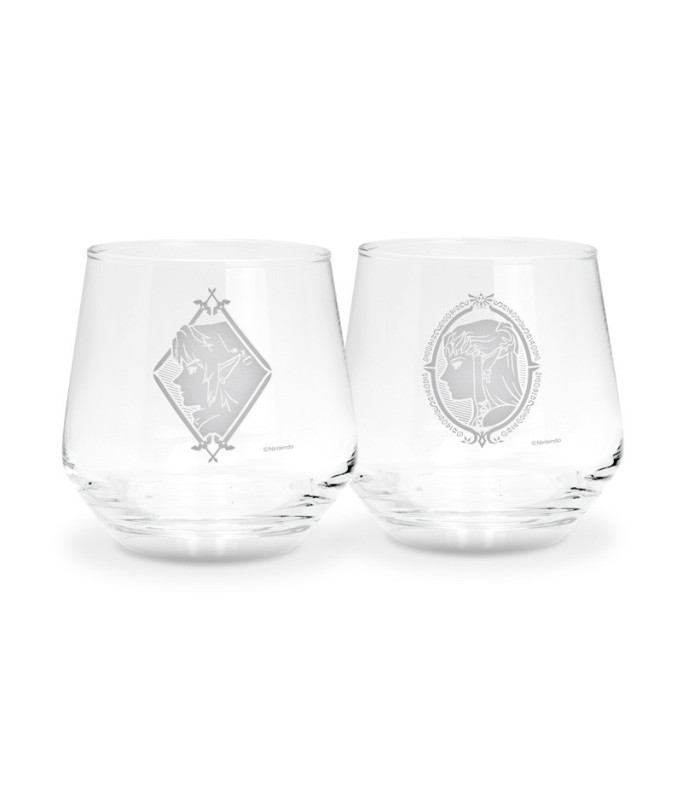 Glass - Set of 2 - Zelda - Zelda & Link