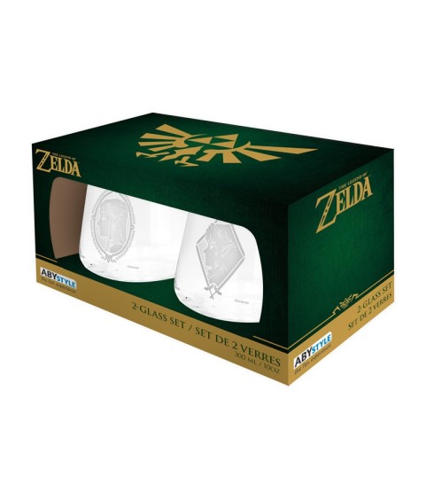 Glass - Set of 2 - Zelda - Zelda & Link