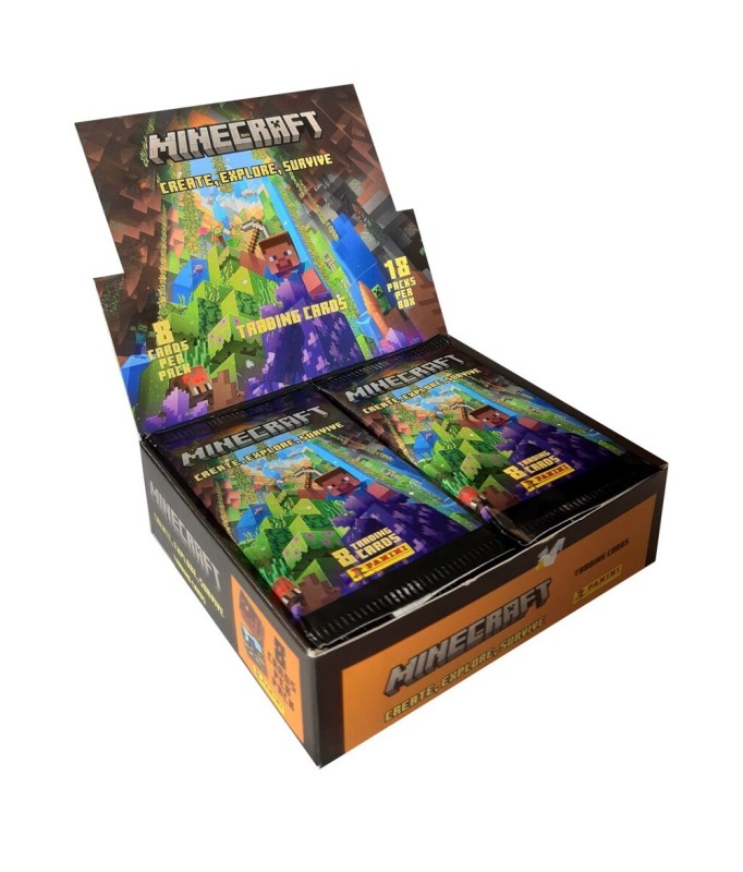 Sammelkarten - Booster - Minecraft - Create, Explore, Survive présentoir - Flow Pack Display
