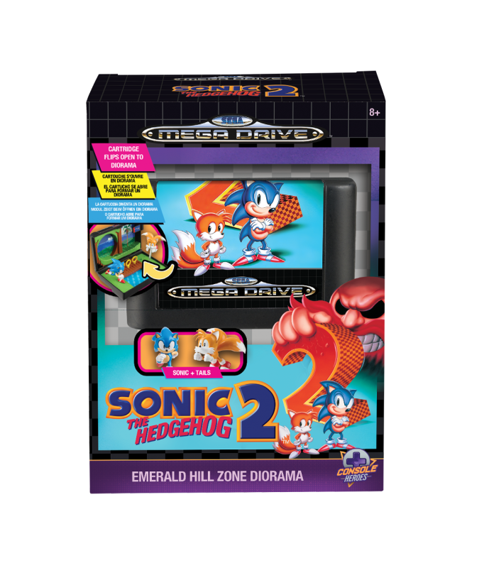 Présentoir - Consoles Stars - Sonic the Hedgehog - Cartouche - Sonic 2 - Mega Drive