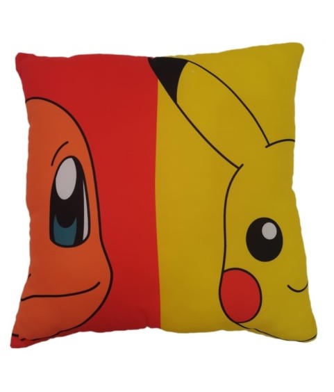 Coussin - Pokemon - Starter Kanto (Demi Face) - 40x40 