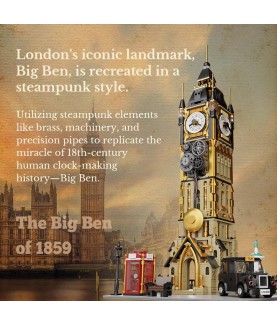 Construction kit - Steampunk - Steampunk Clock Tower Park