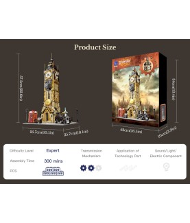 Construction kit - Steampunk - Steampunk Clock Tower Park