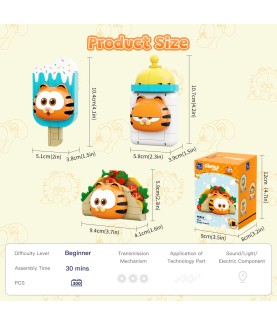 Set de construction - Garfield - Taco (Aimant)