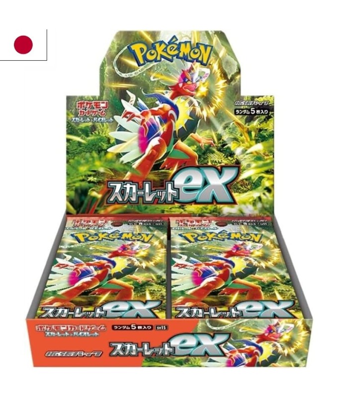 Trading Cards - Pokemon - Scarlet EX - Scarlet & Violet - 30 boosters Display