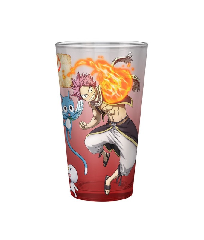 Verre - XXL - Fairy Tail - Natsu, Lucy, Happy & Plue