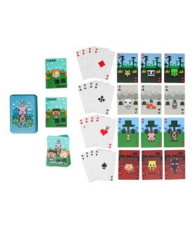 Kartenspiele - Klassisch - Sprachunabhängige - Minecraft - Tiere