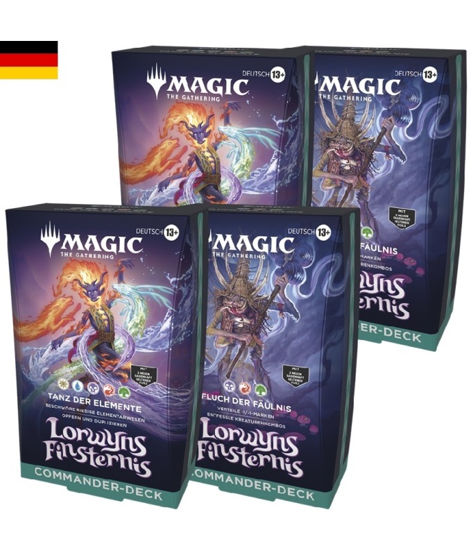Sammelkarten - Commander Deck - Magic The Gathering - Commander Deck Set - Lorwyn Finsternis - EN
