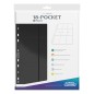 Portfolio - Side-Loading - 18-Pocket Pages (10ct) - Schwarz