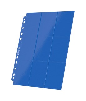 Portfolio - Side-Loading - 18-Pocket Pages (10ct) - Blue