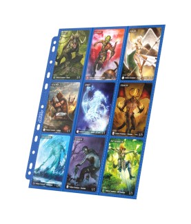 Portfolio - Side-Loading - 18-Pocket Pages (10ct) - Blue