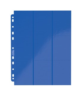Portfolio - Side-Loading - 18-Pocket Pages (10ct) - Blue