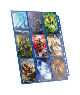 Portfolio - Side-Loading - 18-Pocket Pages (10ct) - Blue