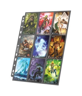 Portfolio - Side-Loading - 18-Pocket Pages (10ct) - Grey