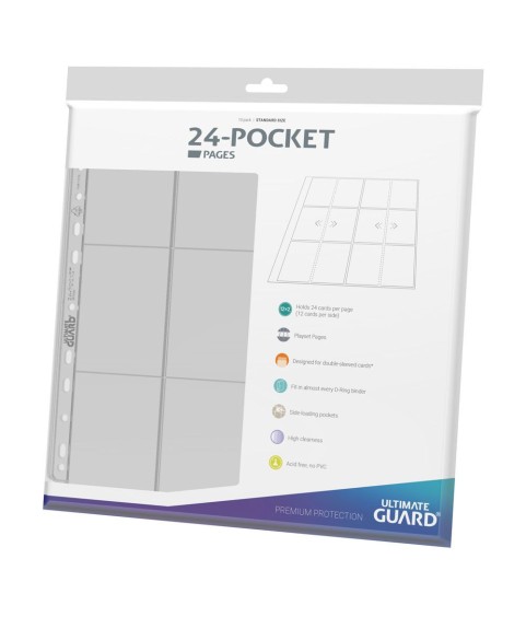 Portfolio - Pages Classeur Side-Loading - 24-Pocket - 10ct