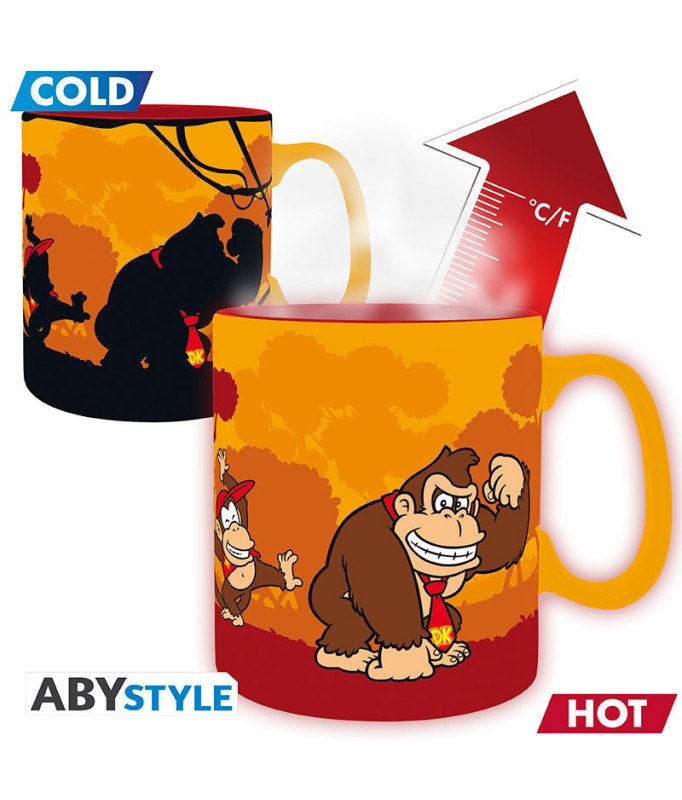 Mug - Thermal - Donkey Kong - Diddy & Donkey