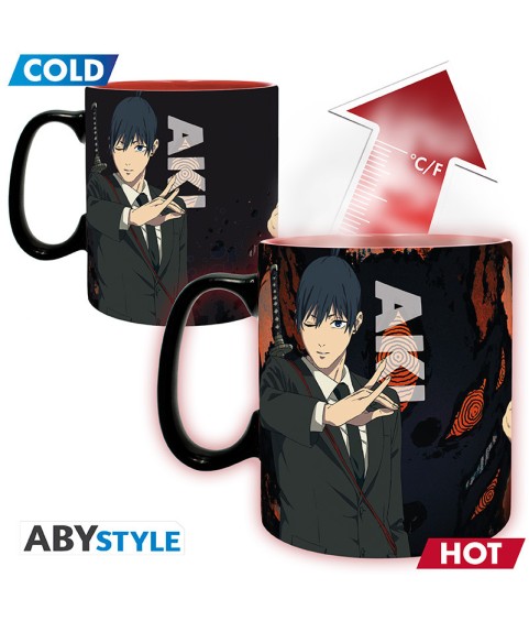 Mug - Thermo-réactif - Chainsaw Man - Denji & Aki