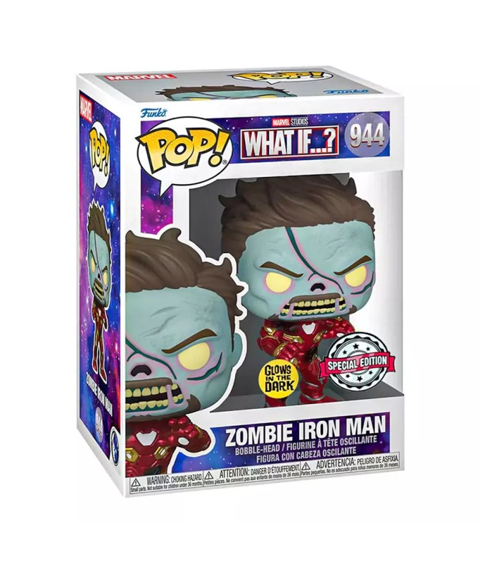 POP - Damaged packaging - POP Marvel - What If - 944 - Zombie Iron Man - Special Edition