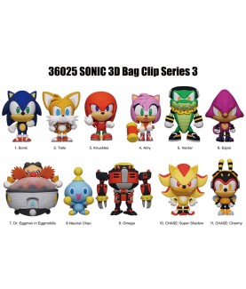 Keychain - Blind Box - Sonic the Hedgehog - Série 3