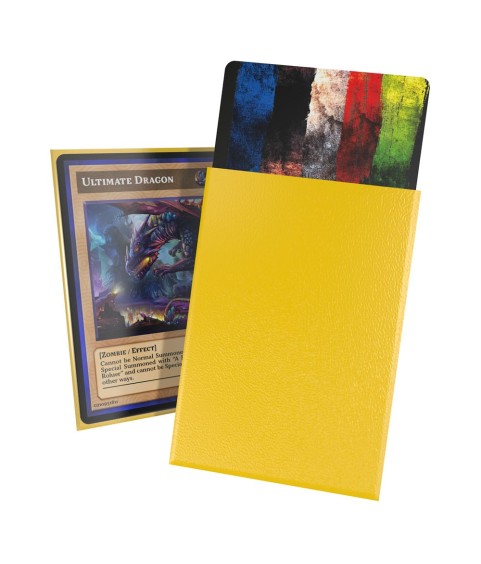 Sleeves - Sleeves (60 Pieces) - Matte Yellow - Japanese