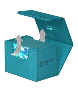 Deck Box - SideWinder 80+ - Petrol Blue - XenoSkin