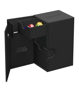 Boîte pour cartes - Flip´n´Tray 80+ - Noir - XenoSkin
