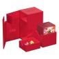 Deck Box - Flip´n´Tray 80+ - Red - XenoSkin