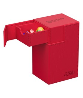 Boîte pour cartes - Flip´n´Tray 80+ - Rouge - XenoSkin