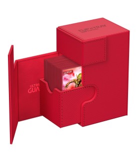 Boîte pour cartes - Flip´n´Tray 80+ - Rouge - XenoSkin