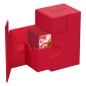 Deck Box - Flip´n´Tray 80+ - Red - XenoSkin