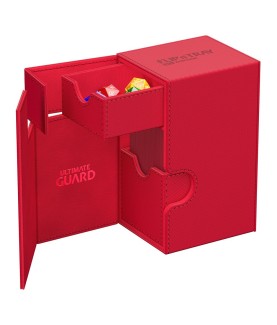 Boîte pour cartes - Flip´n´Tray 80+ - Rouge - XenoSkin