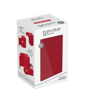 Boîte pour cartes - Flip´n´Tray 80+ - Rouge - XenoSkin