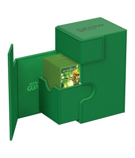 Boîte pour cartes - Flip´n´Tray 80+ - Vert - XenoSkin