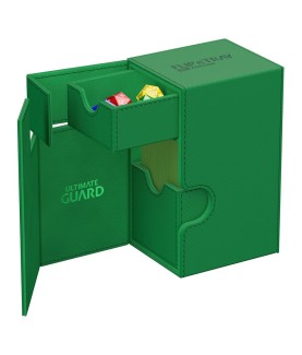 Boîte pour cartes - Flip´n´Tray 80+ - Vert - XenoSkin