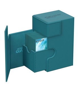 Boîte pour cartes - Flip´n´Tray 80+ - Bleu Pétrole - XenoSkin