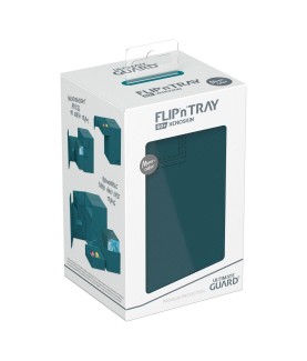 Boîte pour cartes - Flip´n´Tray 80+ - Bleu Pétrole - XenoSkin