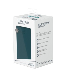 Boîte pour cartes - Flip´n´Tray 80+ - Bleu Pétrole - XenoSkin