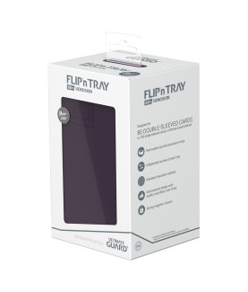 Boîte pour cartes - Flip´n´Tray 80+ - Violet - XenoSkin
