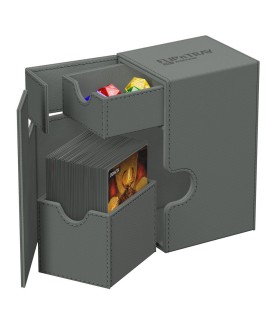 Boîte pour cartes - Flip´n´Tray 80+ - Gris - XenoSkin