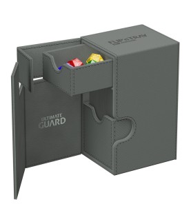 Boîte pour cartes - Flip´n´Tray 80+ - Gris - XenoSkin