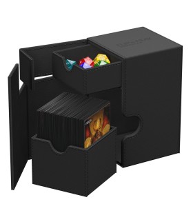 Boîte pour cartes - Flip´n´Tray 100+ - Noir - XenoSkin